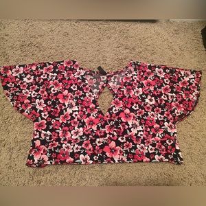 Open  flower crop too